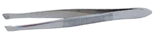 Grafco Stainless Steel Tweezers, Blunt Tip, 3 1/2 Length Hand Tool, 1785