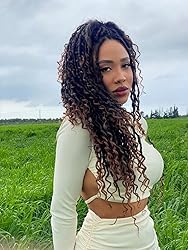 8 Packs Curly Faux Locs Crochet Hair 18 Inch Goddess Locs Crochet Hair, Hippie Locs Braids, Boho Style Hair Extensions (18 Inch, 8Packs, TGray)