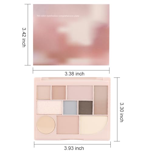 4 Colors Highlight Silver Gold Eyeshadow Palette, SHANY Cosmetics Shimmer Eyeshadow Palette, Cruelty-Free and Vegan Formula, Glitter Shimmer Eyeshadow for Professional Makeup