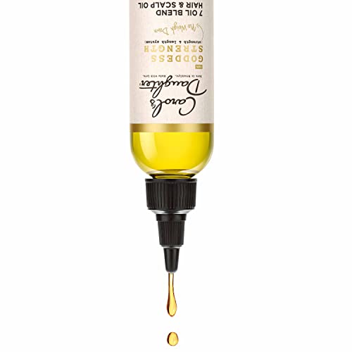 Carol's Daughter Curly Hair Treatment Bundle - Mimosa Hair Honey Shine Pomade and Goddess Strength 7 Oil Blend Scalp and Hair Strengthening Oil – for 2A to 4C Hair – with Shea Butter and Castor Oil