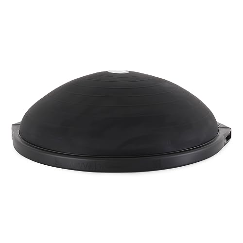 BOSU 26 Inch Pro Balance Trainer Ball Exercise Fitness Gym Equipment for Yoga, Sports, Personal Trainer, Rehabilitation, and Physical Therapy, Black
