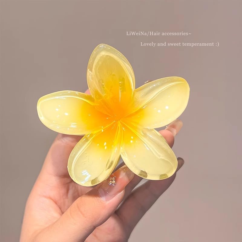 6PCS 3D Effect Flower Hair Clips Set【NO Damage】【Strong Grip】【Non-Slip】Hair Clips For Thin Hair/Thick Hair,Flower Claw Clips For Women,Multicolor B