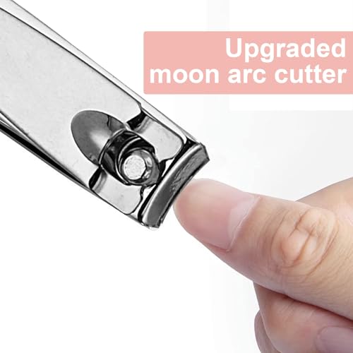 Individually Wrapped Nail Clippers in Bulk Stainless Steel Fingernail Clippers, Sturdy Thick Toenail Clippers Mini Men Women Nail Tip Toenails Cutter Trimmer (3.07, Count, 30)