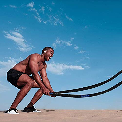 Perantlb Battle Rope for Fitness, 1.25-inch 30ft Training Rope is Suitable for Fitness Beginners, Women and Teenagers,Exercise Ropes Training Ropes for Home Gym(without Anchor kit)