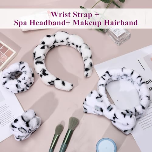ATROCH Women's SPA Bubble Headbands for Face Wash & Skincare