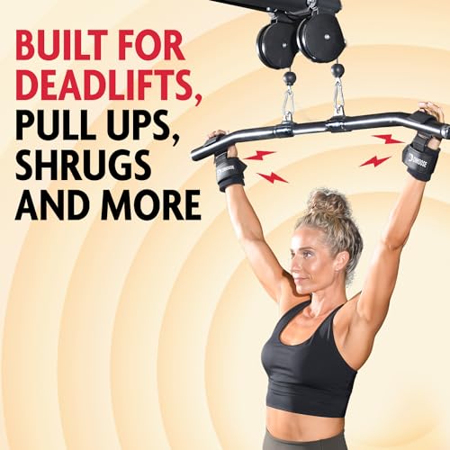DMoose Fitness Weight Lifting Hooks for Men & Women (Pair) - 8 mm Thick Wrist Padding - Weight Lifting Grips for Powerlifting, Shrugs, Rows & Deadlift Support - Gym Lifting Straps with Pull Up Hooks