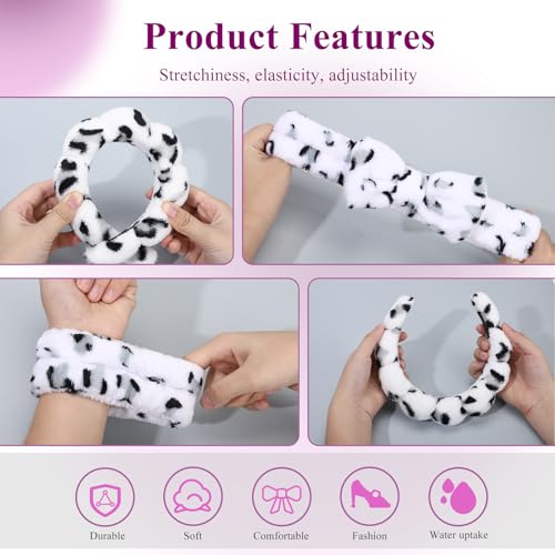 ATROCH Women's SPA Bubble Headbands for Face Wash & Skincare