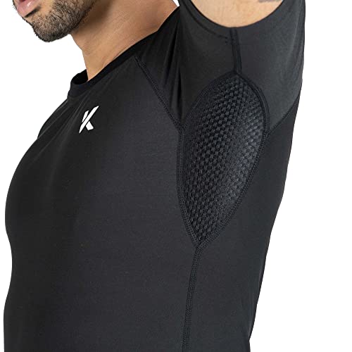 Kewlioo Men's Sauna Suit Shirt - Heat Trapping Sweat Compression Vest, Shapewear Top for Men, Sweat More & Look Great, Gym Workout Exercise Versatile Heat Shaper Jacket (Gray Camo, S)