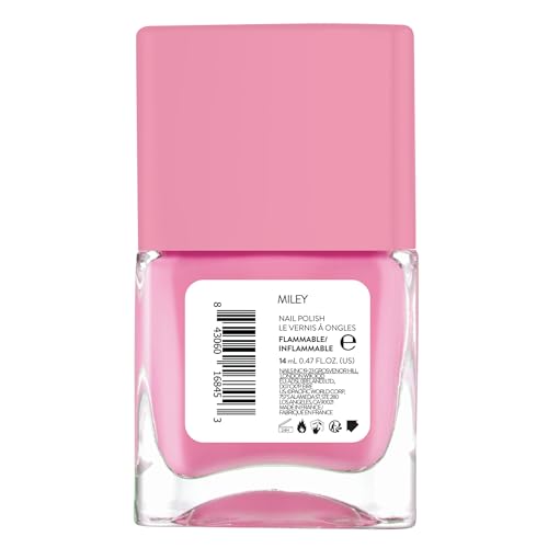 Nails Inc It's Topless Gel Nail Polish, 4-in-1 Base Coat, Treatment, Color & Top Coat, Long Lasting, Strong, Chip Free Nails, Glossy Salon Quality Manicure At Home, Vegan, Cruelty Free, Shade Miley
