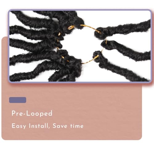 BOHOBABE Faux Locs Crochet Hair 36 Inch, Boho Soft Crochet Locs with Curly Ends, Long Bohemian Goddess Locs Crochet Braids for Black Women (6 Packs, T30)