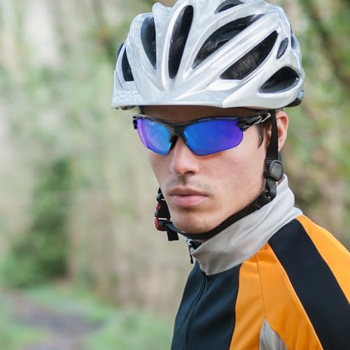 ACBLUCE Sports Polarized Sunglasses for Men Women Cycling Baseball Fishing Sunglasses Running Driving Black Hiking Glasses