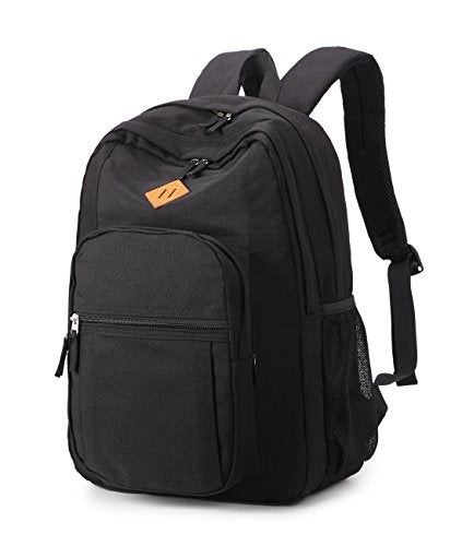 abshoo Girls Solid Color Backpack For College Women Water Resistant School Bag (Red)