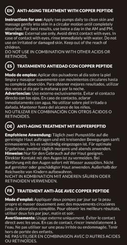 COPPER PEPTIDE - Anti-aging 3% Pure Copper Peptide Treatment