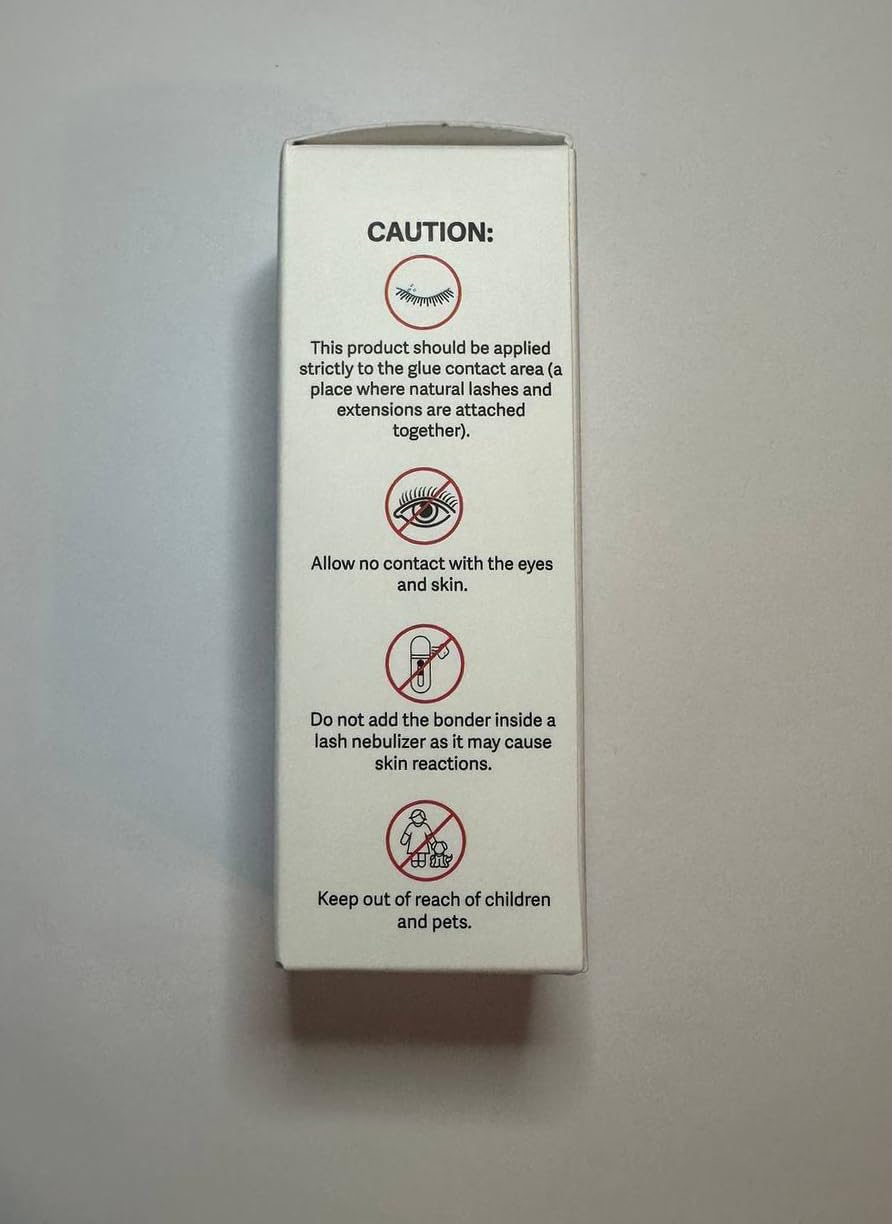 Super Bonder for Lash Extensions by Stacy Lash/Locks Eyelash Glue Fumes/Lash Extension Primer Complement/Lash Bonder for Mink Individual Lashes/Eyelash Extension Supplies