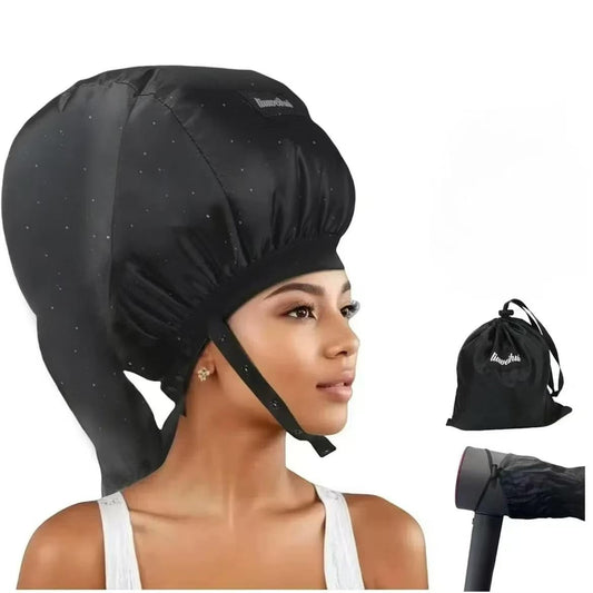 Adjustable Hair Drying Hoods, Diffuser Cap for Curly Hair, Drawstring Hair Dryer Bonnet, Double Tube Hair Dryer Cap, Attachment for Curly Hair, Bonnet Hair Dryers for Women
