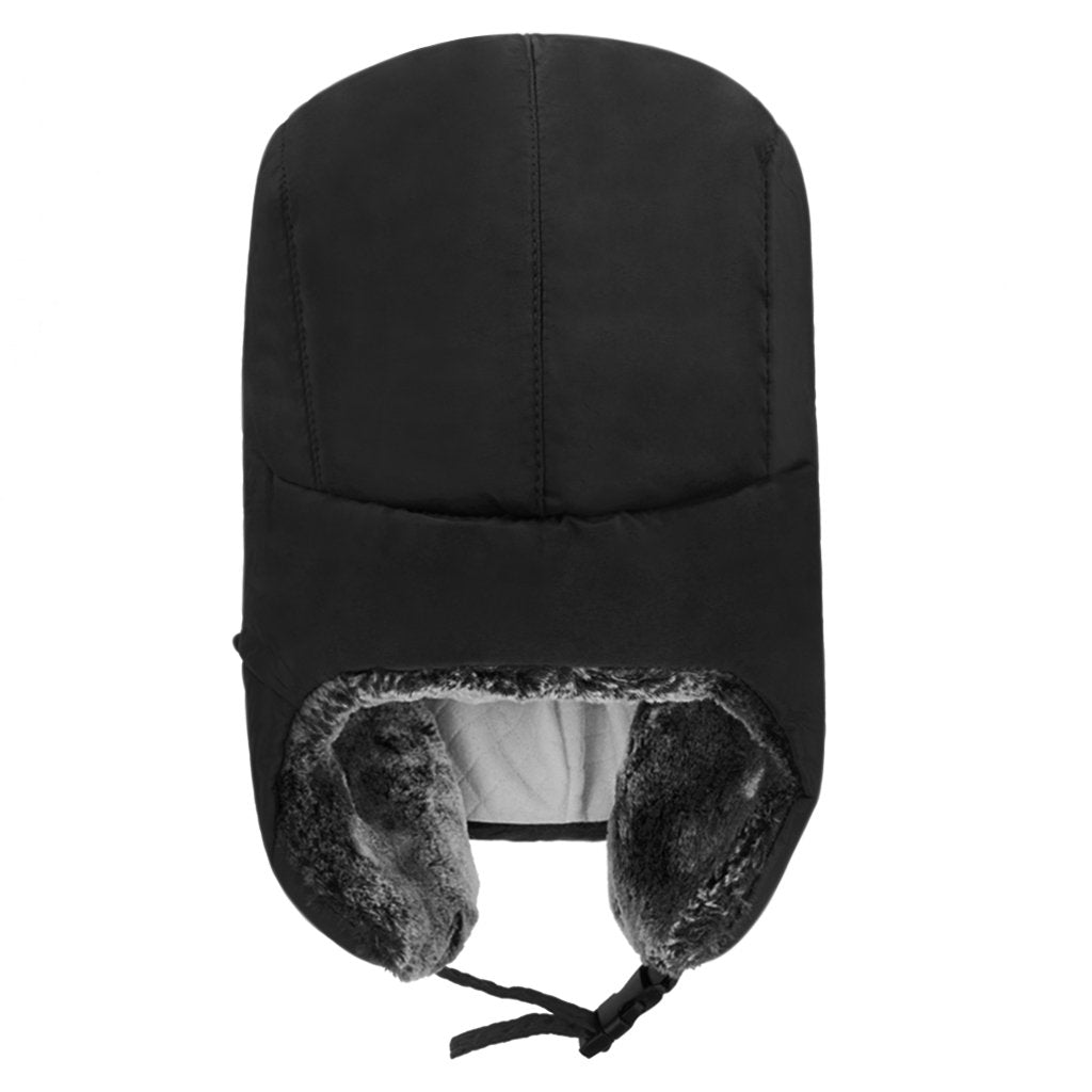 Unisex Kids Teens Girls Boys Faux Fur Winter Warm Trapper Hat with Ear Flaps,Windproof Face Warmer Fleece Thermal Outdoor Snow Ski Russian Ushanka Cap Trapper Trooper Pilot Aviator Hat Headwear