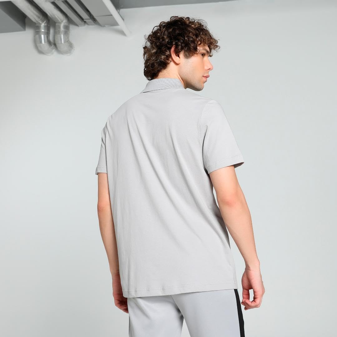 PUMA Men's Mercedes AMG Pertronas Essentials Polo, Team Silver
