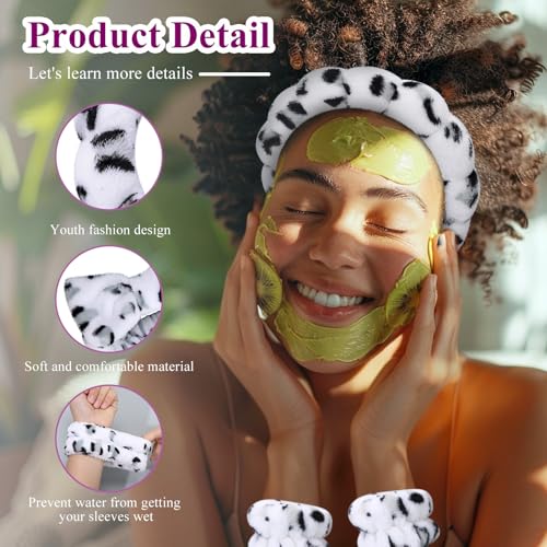 ATROCH Women's SPA Bubble Headbands for Face Wash & Skincare