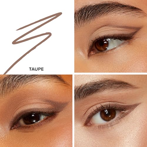 Too Faced Killer Liner 36 Hour Waterproof Gel Eyeliner Pencil | Long Lasting + Smudge Proof, 0.04 Ounce, Metallic Taupe