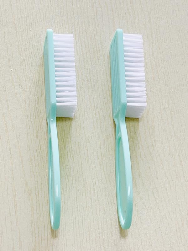 SQULIGT 12Pcs Nail Brush for Cleaning Fingernails, Handle Grip Cleaning Brush for Nail and Toenail, Nail Dust Brush Manicure Pedicure Tools Scrubbing Brush Women Men Home Salon(Green)