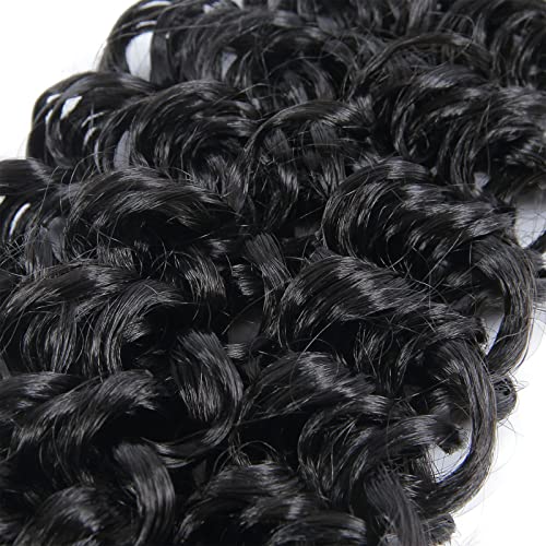 8 Packs Curly Crochet Hair GoGo Curl Crochet hair for Women Deep Wave Braiding hair,Synthetic Bohemian Crochet Braid Water Wave Crochet hair Extensions (27#, 12inch)