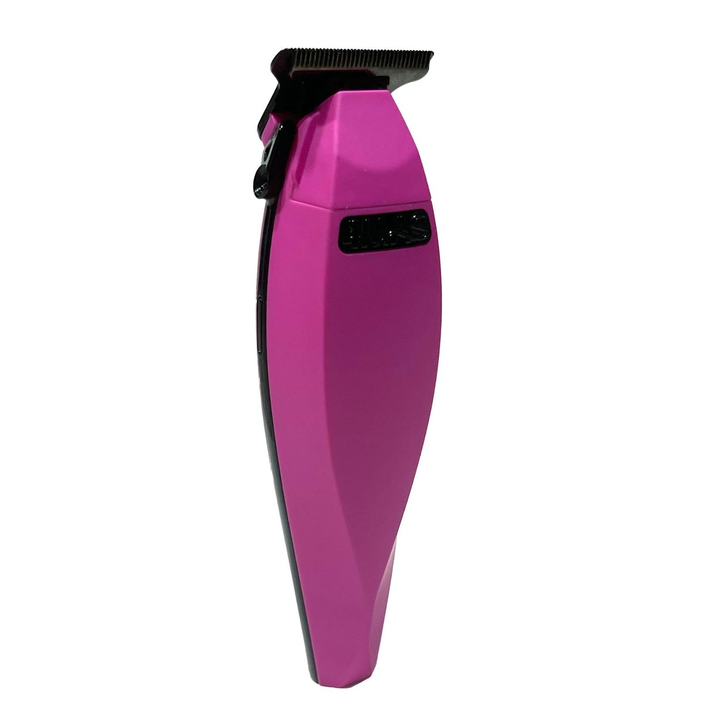 4MAS Kiara Trimmer - Professional Hair & Beard, Zero-Gapped, Cordless Lithium-Ion Trimmer with Charging Base (Pink & Black)