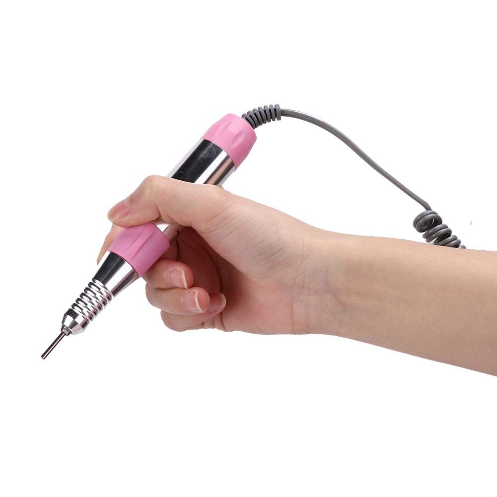 5 in 1 Nail Dust Collector with Drill, 60W Multi Functional Nail Grinding Machine Nail Dust Cleaner Manicure Light Hand Rest Pillow for Salon Home Manicure Pedicure(US)