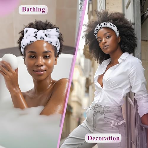 ATROCH Women's SPA Bubble Headbands for Face Wash & Skincare
