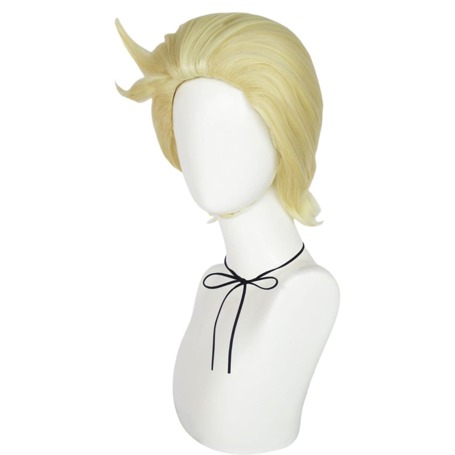 Soyusunny Short Cosplay Wig Costume Halloween Wigs for Men Adult (Blonde Short)