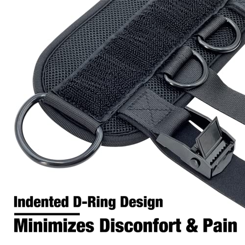 FYGL Dumbbell-Foot-Attachment, Ankle-Strap-for-Cable-Machine, Kickbacks Leg Curl Leg Extensions Glutes Workout at home for Men and Women, Black, Pair