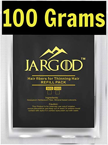 Hair Building Fibers 100 Gram - Refill Your Existing Fiber Bottle - Hair Fibers - Hair Loss Concealer For Thinning Hair by JARGOD (Light Blonde)
