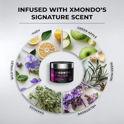 XMONDO Color Rhodolite Depositing Mask & Semi-Permanent Pink Hair Dye | Infused with Bond Booster Technology & Hyaluronic Acid for Nourishment, Revitalization & Repair, Vegan Formula, 8 Fl Oz 1-Pack