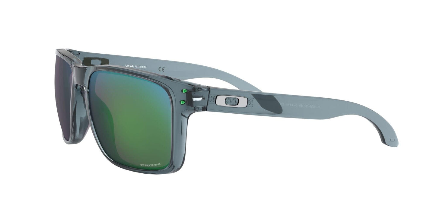 Oakley Men's OO9417 Holbrook XL Square Sunglasses, Crystal Black/Prizm Jade, 59 mm