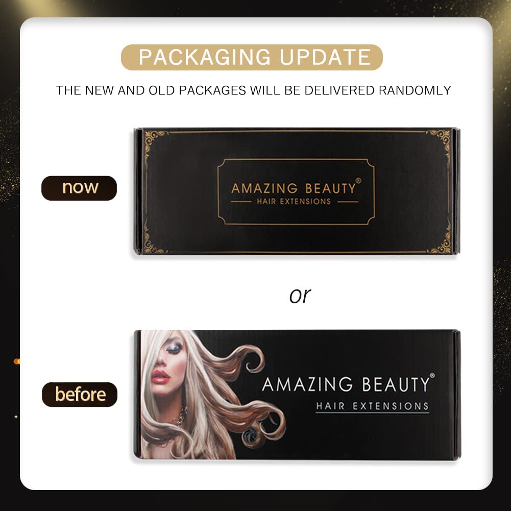 ABH AMAZINGBEAUTY HAIR Ponytail Hair Extensions for Women, Remy Human Hair, Wrap in Easy to Use, 100 Gram, Jet Black Color 1, 20 Inch