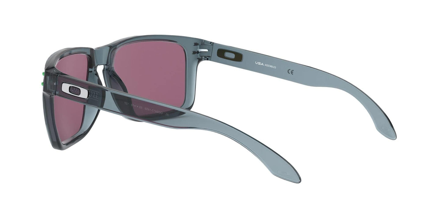 Oakley Men's OO9417 Holbrook XL Square Sunglasses, Crystal Black/Prizm Jade, 59 mm