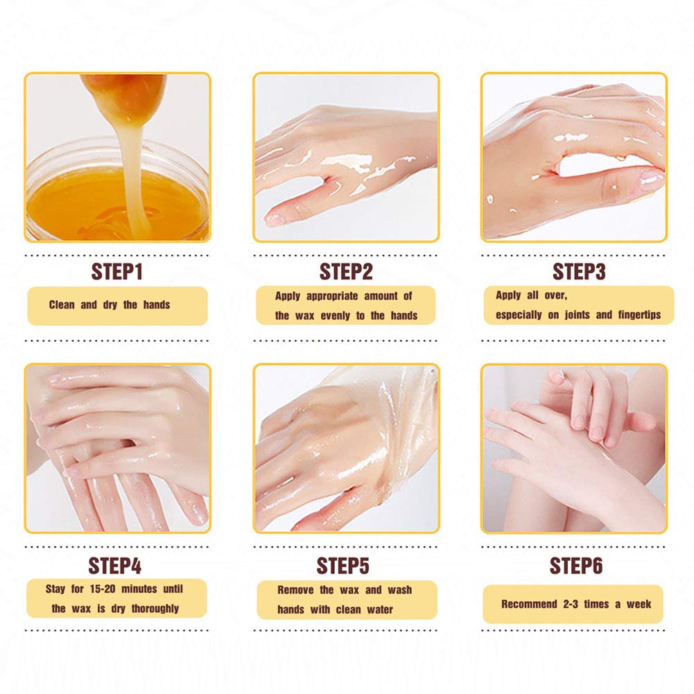 50G Hand Moisturizing Mask, Milk Honey Exfoliating Moisturizing Lightening Hand Care Mask For Dry Cracked Hands Repair Of Rough Kkin For Women And Men