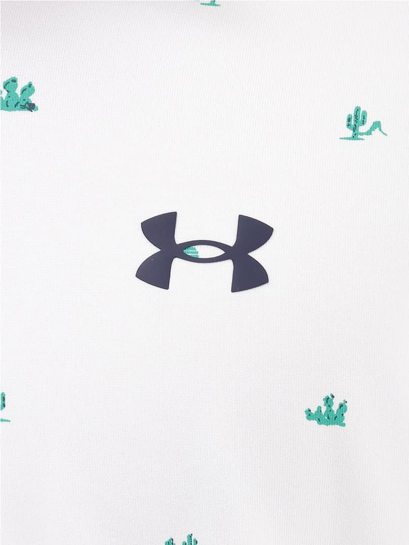 Under Armour Playoff 3.0 Printed Mens Golf Polo Midnight Navy White S