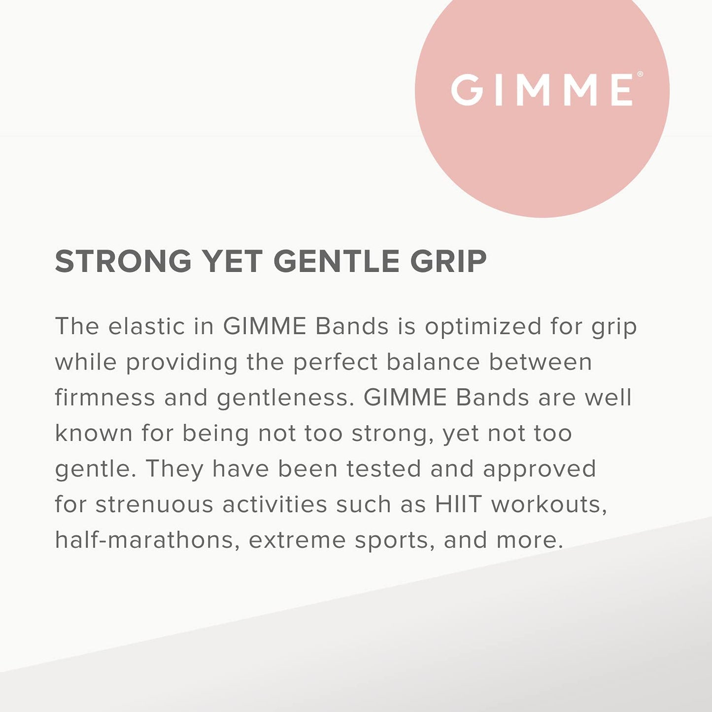 Gimme Beauty - Thick Fit Hair Bands - Brown Chestnut - Damage Free Hair Ties - Made with Seamless Microfiber Elastics - Thick + Curly Hair Accessories - No Snagging, Dents, or Breakage (6 Count)