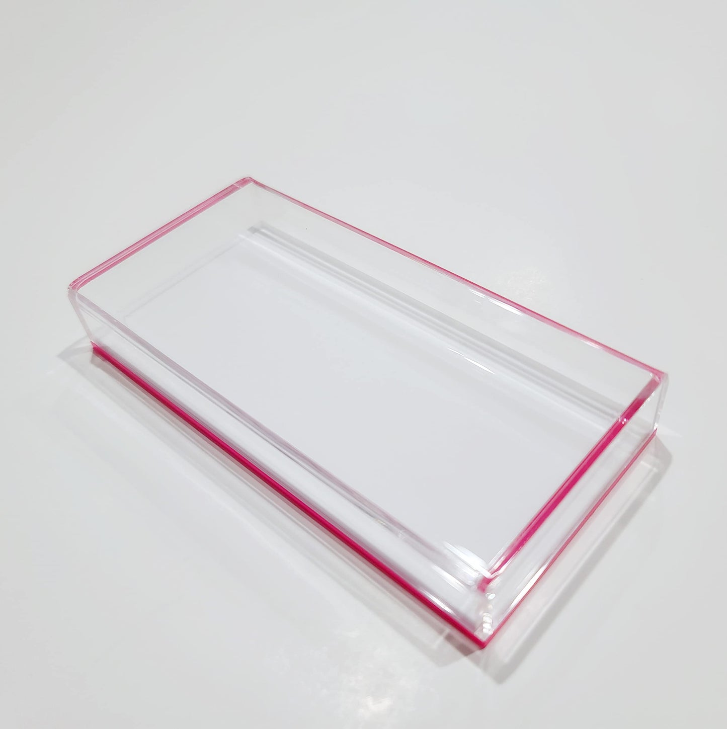 Acrylic Lash Tile Storage Box With Cover - Washable and Reusable - Perfect for Classic, Volume, and Mega Volume Lashes