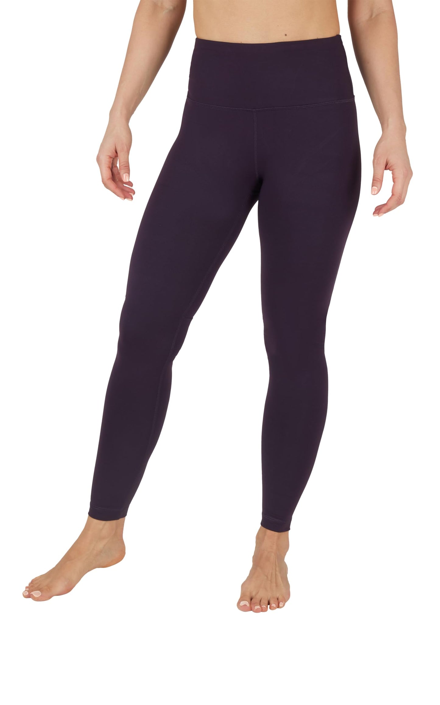 90 Degree By Reflex High Waist Power Flex Legging – Tummy Control - Fig Sugar - Small