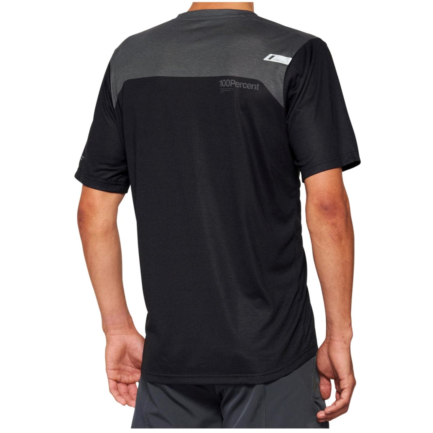 100% Airmatic Mountain Biking Jersey - All Mountain Riding Apparel Black/Charcoal