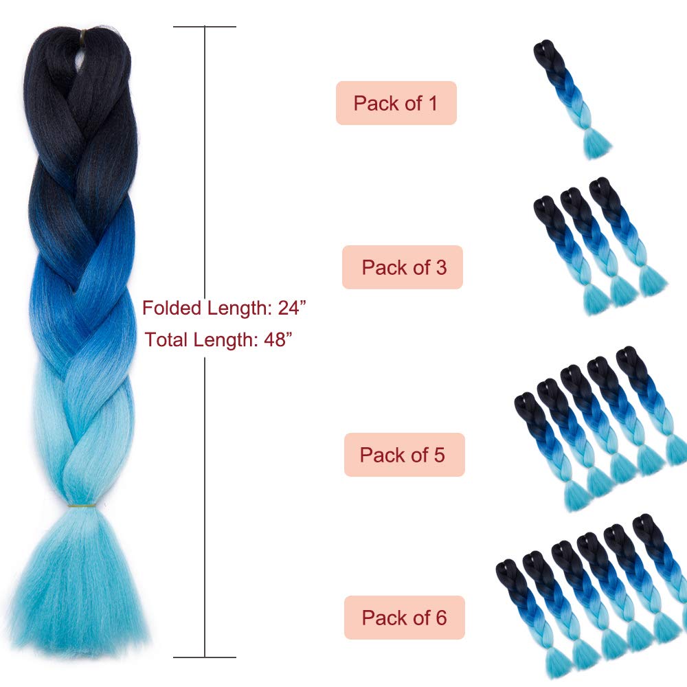 24 Inch Jumbo Braids Hair Extensions High Temperature Synthetic Hair African Rainbow Box Braiding Hair for Senegal Twist 100g/pack Dark Blonde
