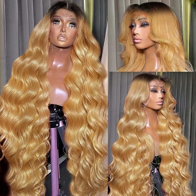 200% Density Orange Ginger Lace Front Wigs Human Hair 13X4 HD Transparent Lace Front Wigs Human Hair Pre Plucked with Baby Hair Chestnut Brown #33 Human Hair Wigs For Women Glueless Wigs Human Hair