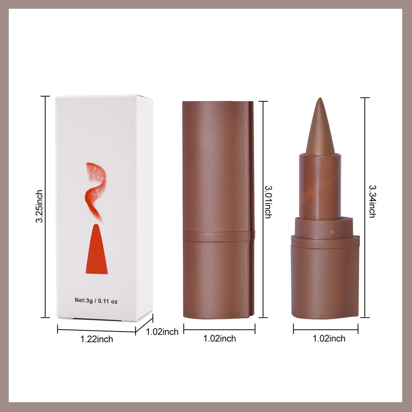 Erinde 2-in-1 Lip Liner and Lipstick Lip Combo Set, Matte Nude Dark Brown Red Lip Liner Creamy Lip Pencil Crayon, High Pigmented Long lasting Lipstick Makeup, 02# Dusk