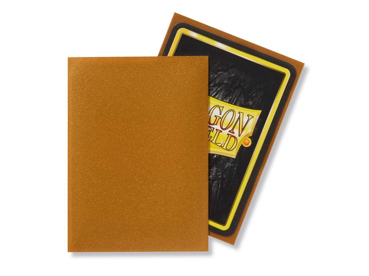 5 Packs Dragon Shield Matte Gold Standard Size 100 ct Card Sleeves Value Bundle!