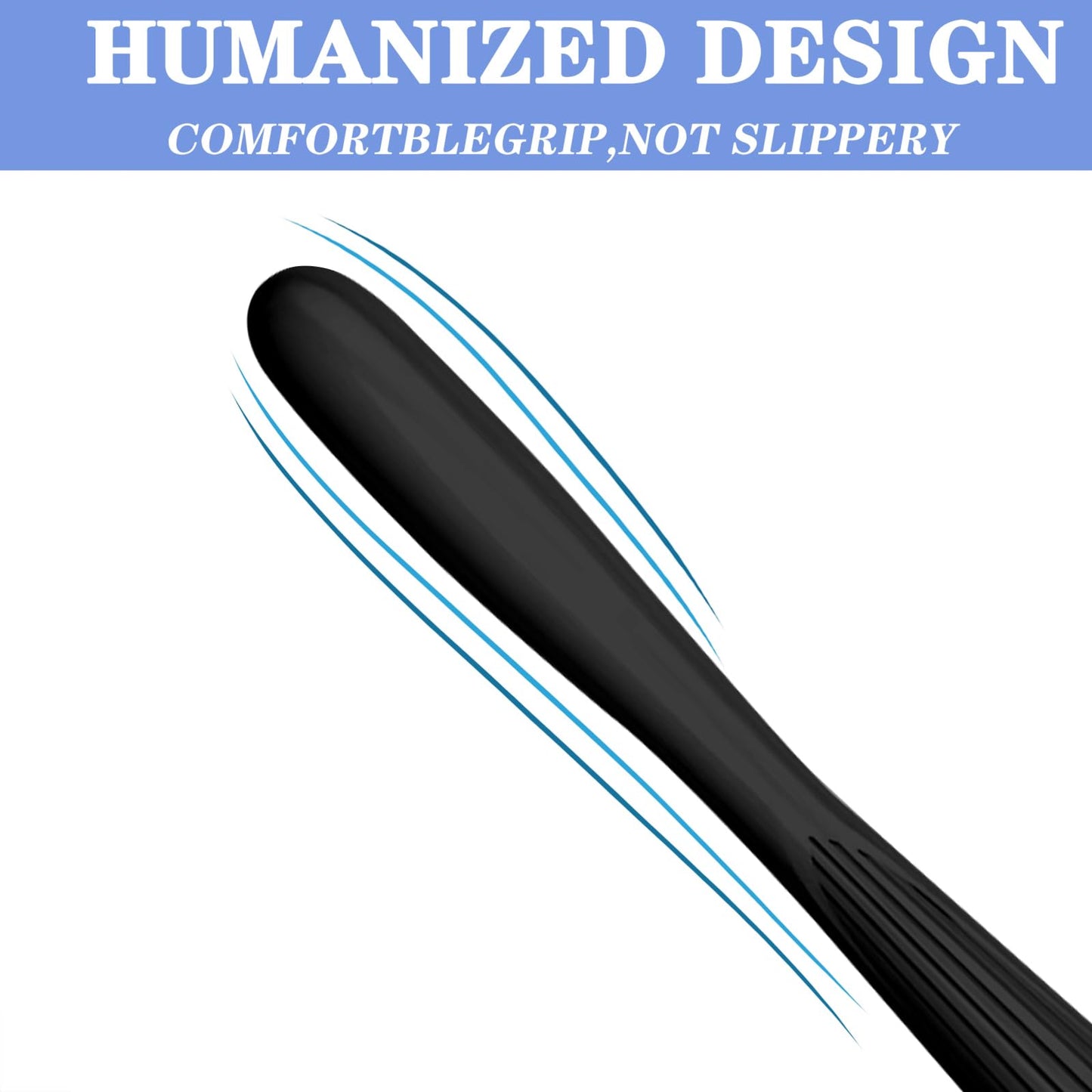 7 in 1 Ear Wax Removal Tool, Q-Grips Ear Wax Removal Reusable and Washable Replacement Soft Silicone Tips for Cleaner Earwax, Ear Wax Removal Kit Contains 3 Types of Ear Cleaner Tools (Deep Black)