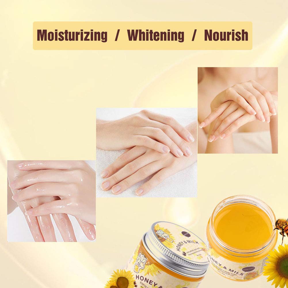 50G Hand Moisturizing Mask, Milk Honey Exfoliating Moisturizing Lightening Hand Care Mask For Dry Cracked Hands Repair Of Rough Kkin For Women And Men
