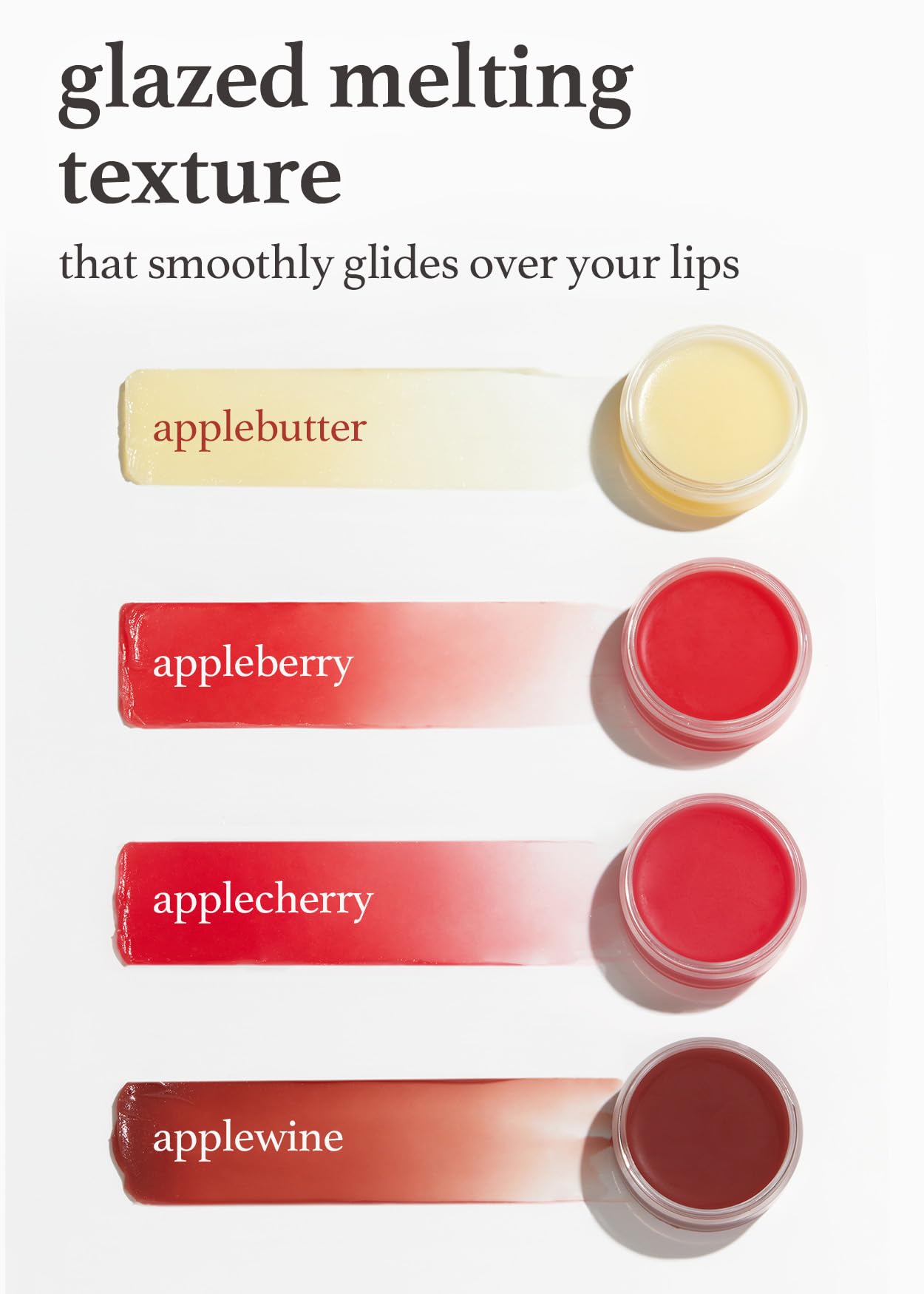 NOONI Vegan Butter Melting Balm - Applebutter Lip Sleeping Mask | Shea Butter, Vitamins, Nourishing Treatment for Dry Lips, Soothing, Overnight Moisturizer, Mother's Day, 0.42 Oz