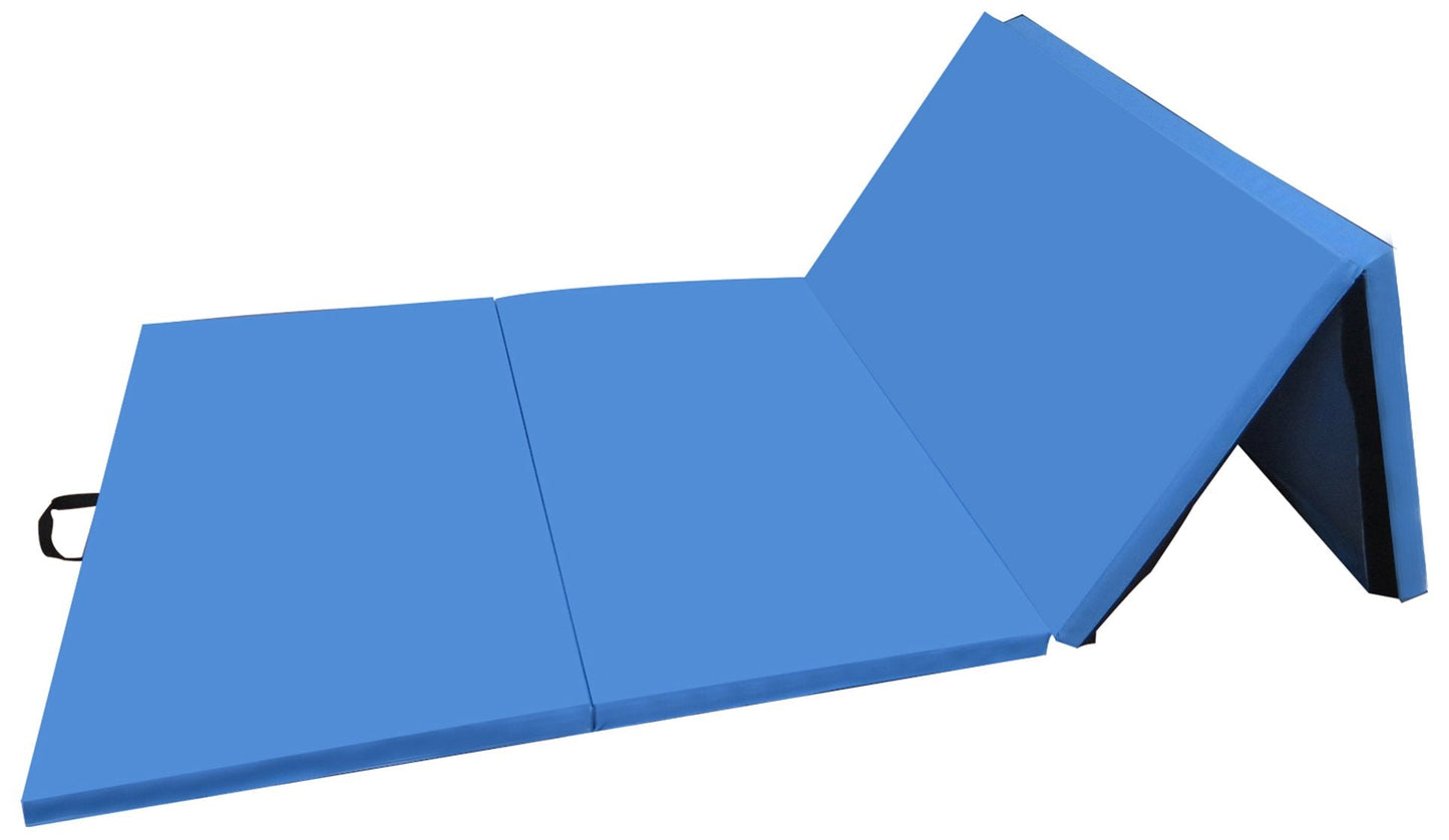 Signature Fitness 4'x8'x2" Extra Thick Gymnastics Mats and We Sell Mats 9 ft Folding Foam Balance Beam Bar Gymnastics Equipment Bundle