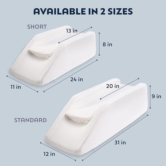 Adjustable Leg, Knee, Ankle Support and Elevation Pillow | Surgery | Injury | Rest | (Standard)